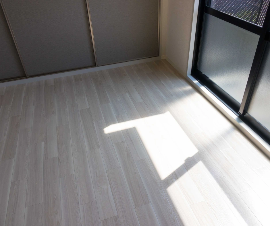 Laminate flooring detail