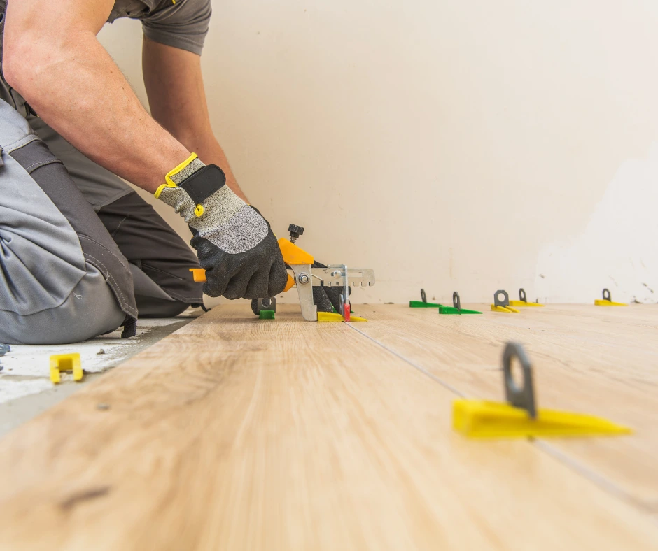 Laminate flooring in a Southern California home