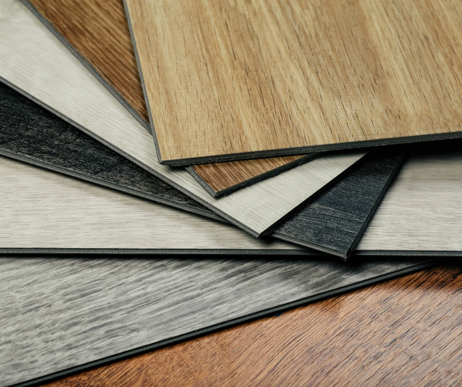 Luxury vinyl plank flooring installation suited for pet households